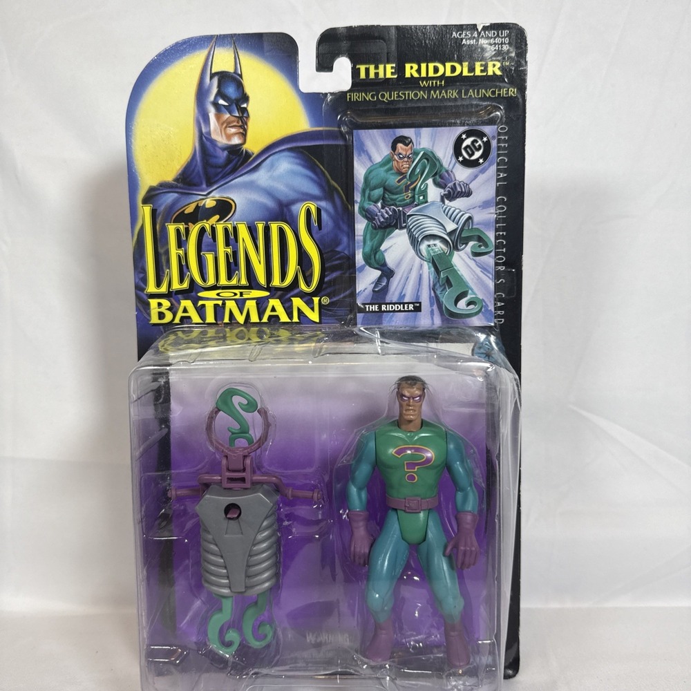 Legends of Batman The Riddler 1995 Action Figure Kenner 64130 New Sealed